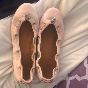 Hunter rose /pink flats